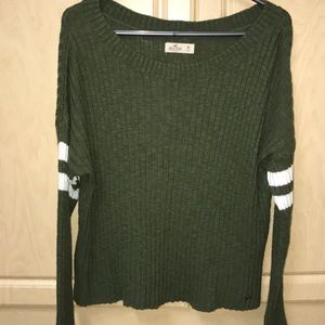 Long sleeve crew neck sweater